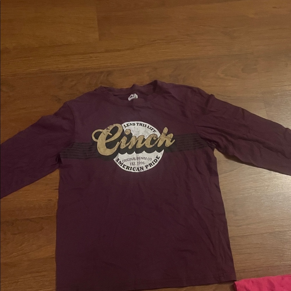 Cinch Long Sleeve Tee in Deep Purple